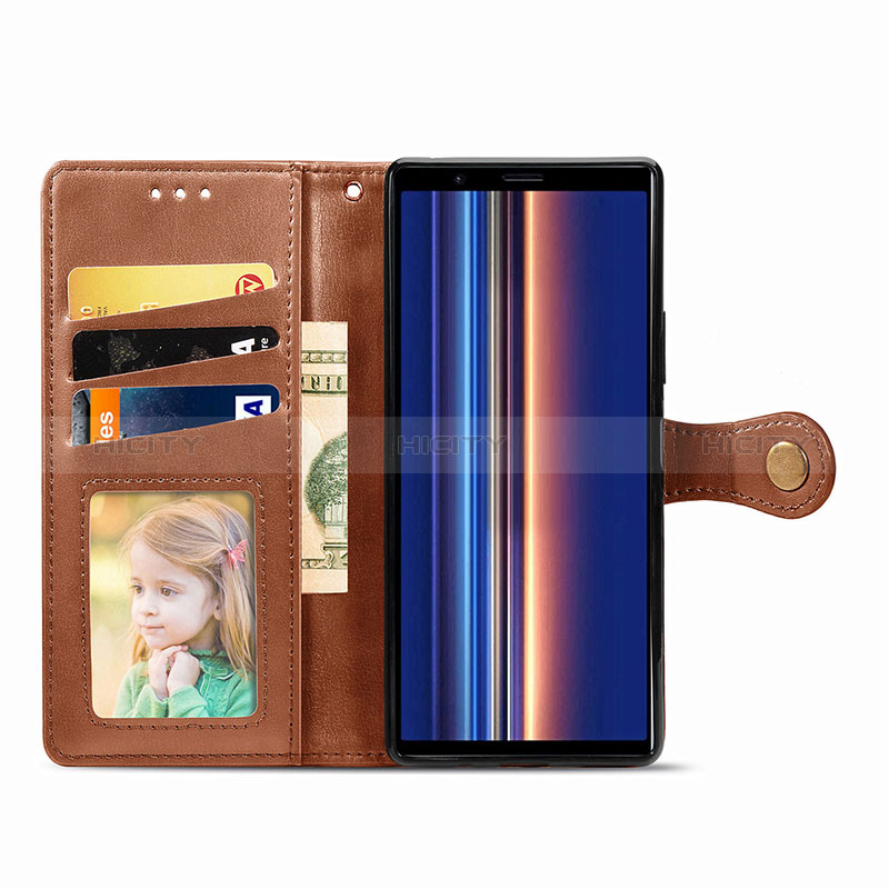 Coque Portefeuille Livre Cuir Etui Clapet S05D pour Sony Xperia 5 Plus