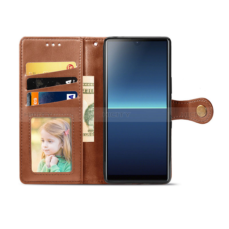 Coque Portefeuille Livre Cuir Etui Clapet S05D pour Sony Xperia L4 Plus