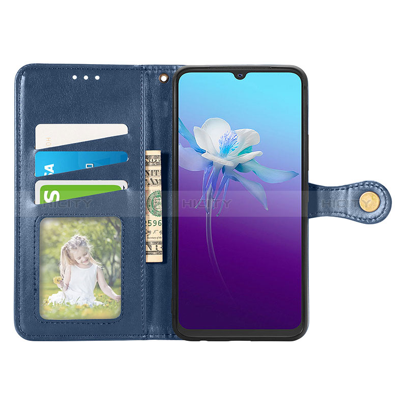 Coque Portefeuille Livre Cuir Etui Clapet S05D pour Vivo V20 Plus