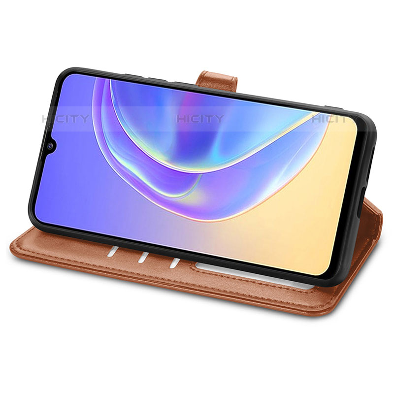 Coque Portefeuille Livre Cuir Etui Clapet S05D pour Vivo V21e 5G Plus