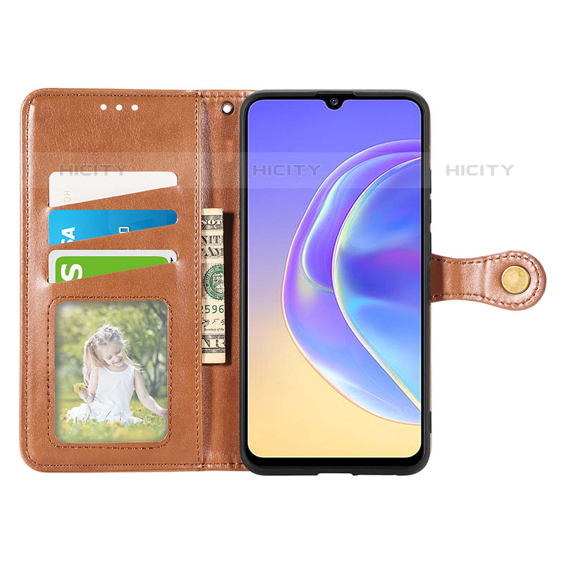 Coque Portefeuille Livre Cuir Etui Clapet S05D pour Vivo V21e 5G Plus