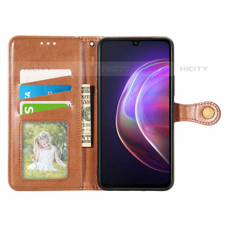 Coque Portefeuille Livre Cuir Etui Clapet S05D pour Vivo V21s 5G Plus