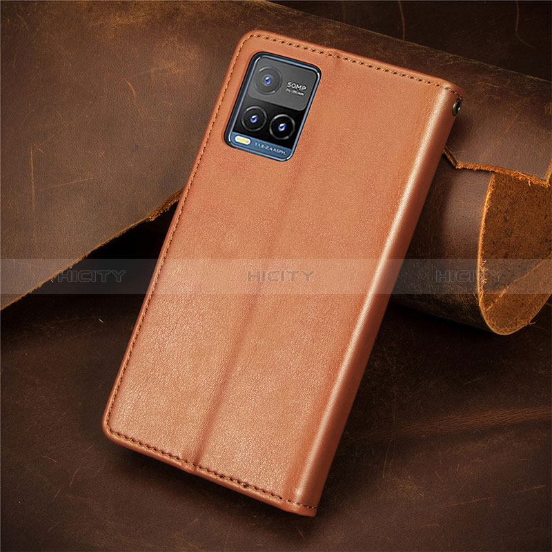 Coque Portefeuille Livre Cuir Etui Clapet S05D pour Vivo Y21a Plus