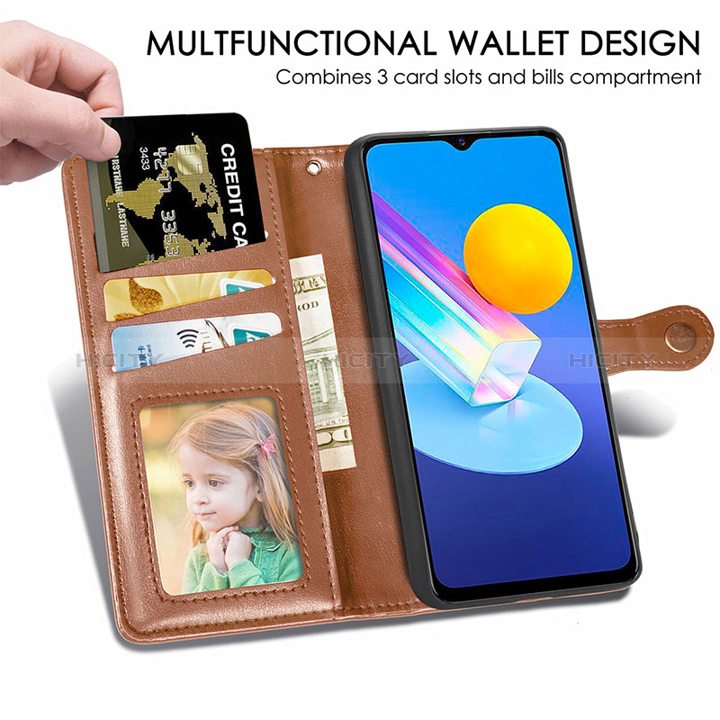 Coque Portefeuille Livre Cuir Etui Clapet S05D pour Vivo Y75s 5G Plus