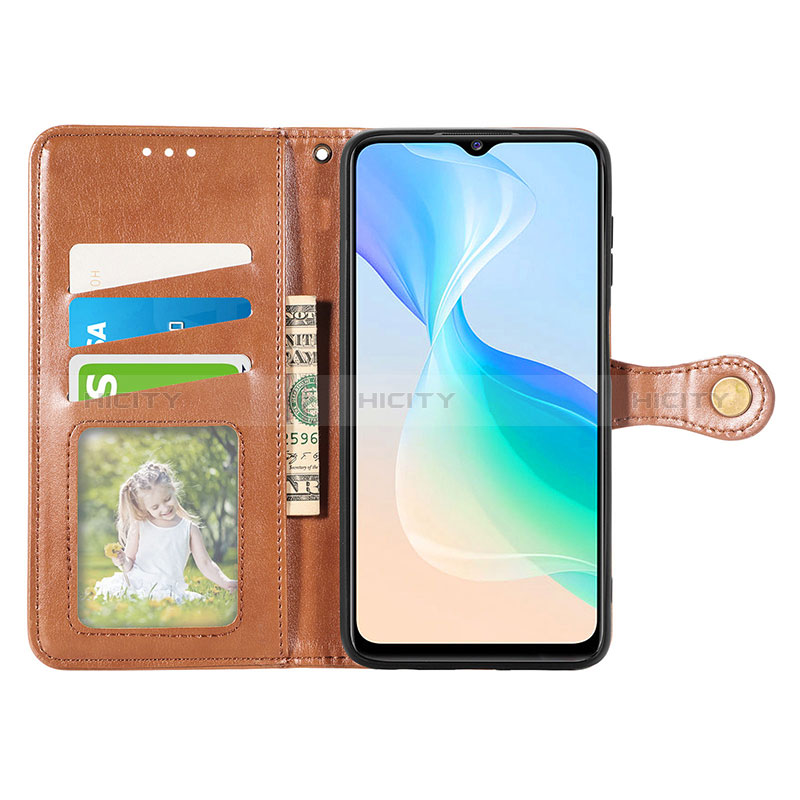 Coque Portefeuille Livre Cuir Etui Clapet S05D pour Vivo Y76 5G Plus