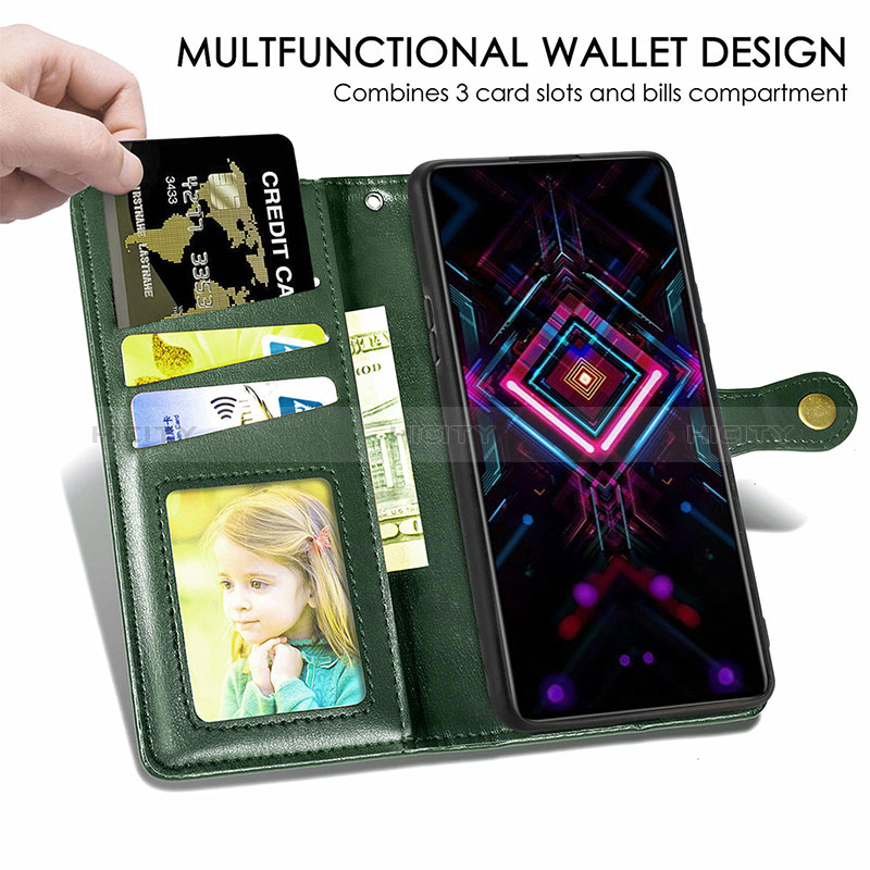 Coque Portefeuille Livre Cuir Etui Clapet S05D pour Xiaomi Poco F3 GT 5G Plus