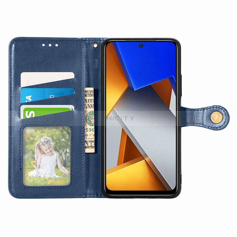 Coque Portefeuille Livre Cuir Etui Clapet S05D pour Xiaomi Poco M4 Pro 4G Plus