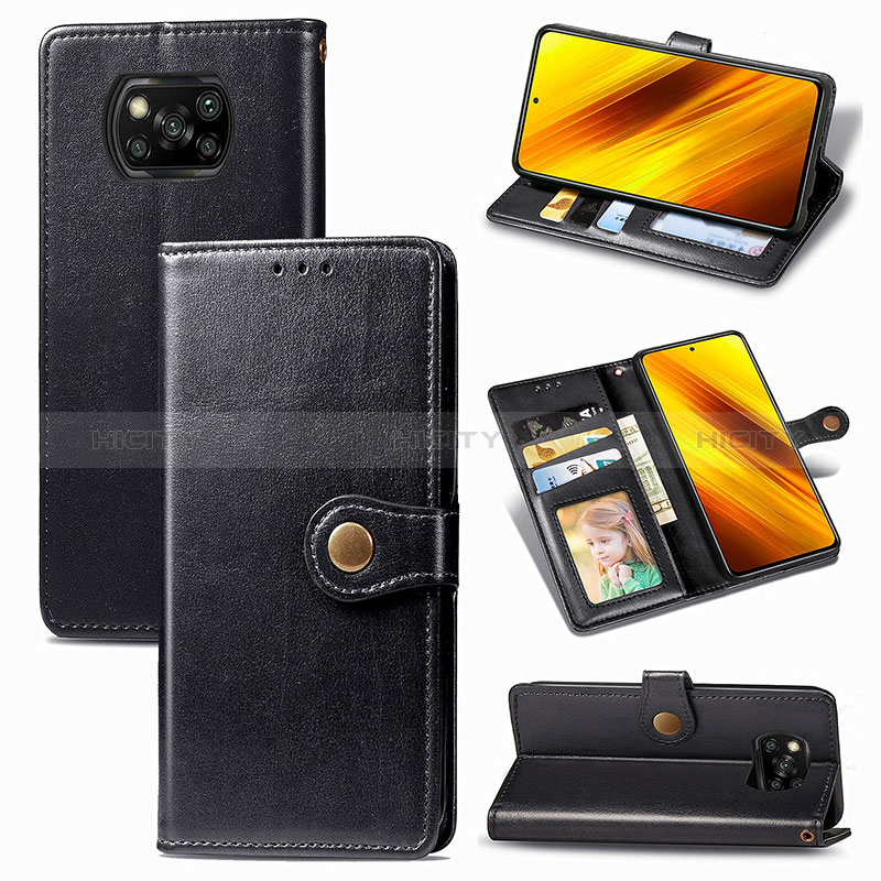 Coque Portefeuille Livre Cuir Etui Clapet S05D pour Xiaomi Poco X3 Pro Plus