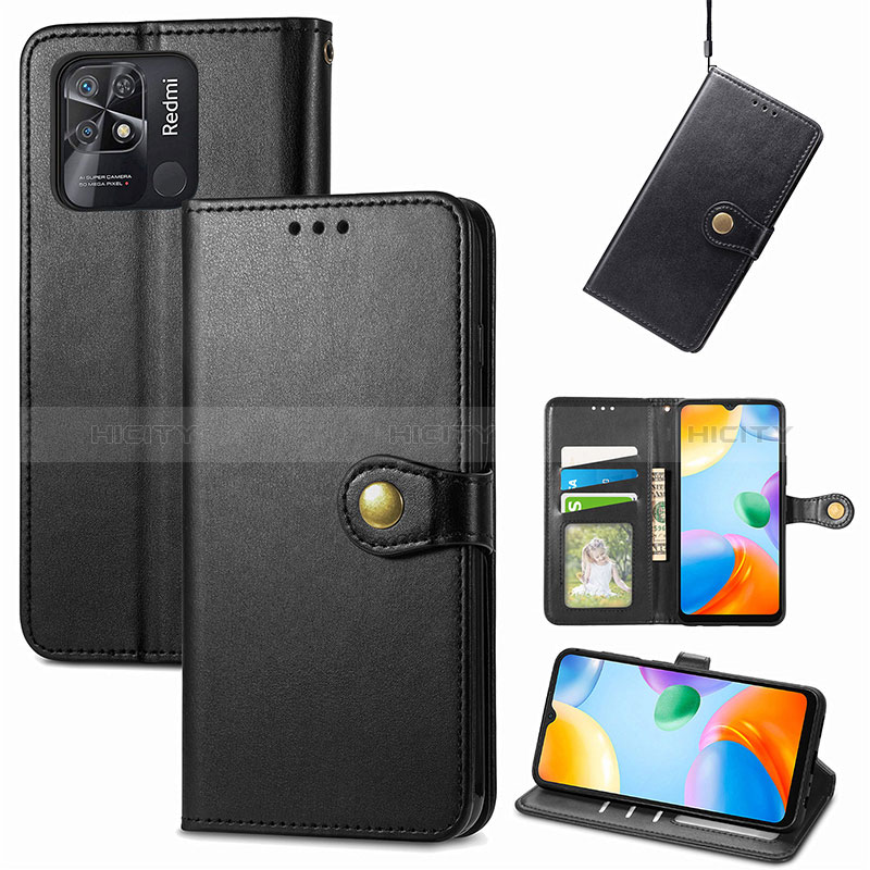 Coque Portefeuille Livre Cuir Etui Clapet S05D pour Xiaomi Redmi 10 Power Plus