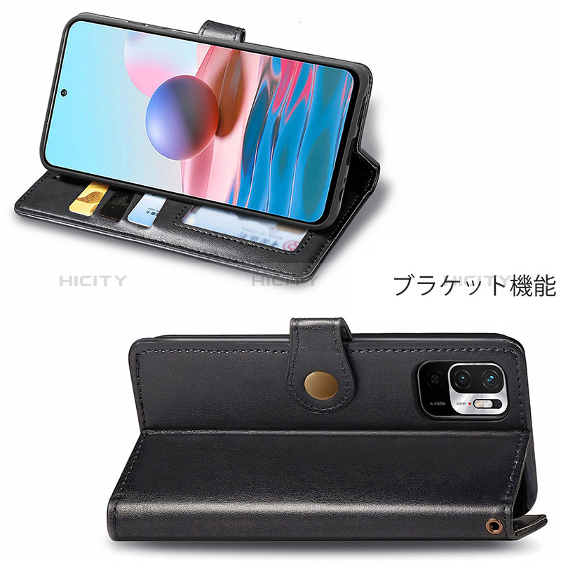 Coque Portefeuille Livre Cuir Etui Clapet S05D pour Xiaomi Redmi Note 10 JE 5G Plus