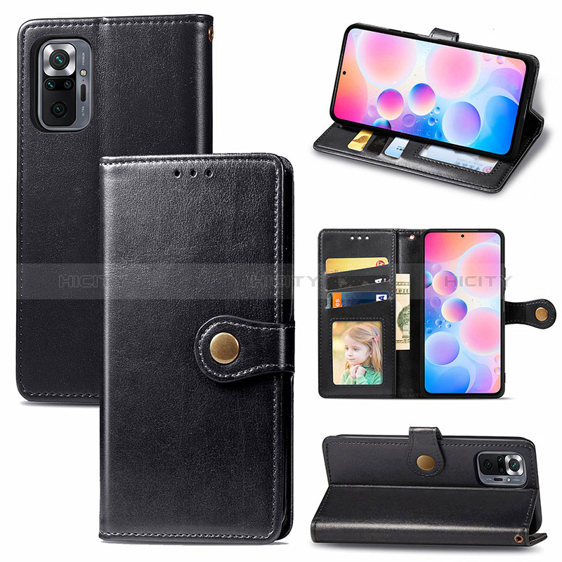 Coque Portefeuille Livre Cuir Etui Clapet S05D pour Xiaomi Redmi Note 10 Pro 4G Plus