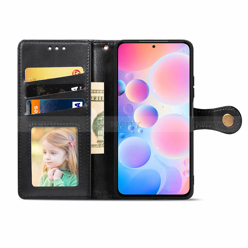 Coque Portefeuille Livre Cuir Etui Clapet S05D pour Xiaomi Redmi Note 10 Pro 4G Plus