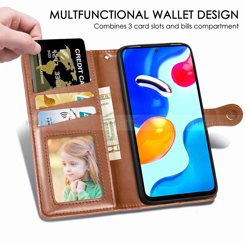 Coque Portefeuille Livre Cuir Etui Clapet S05D pour Xiaomi Redmi Note 11 4G (2022) Plus