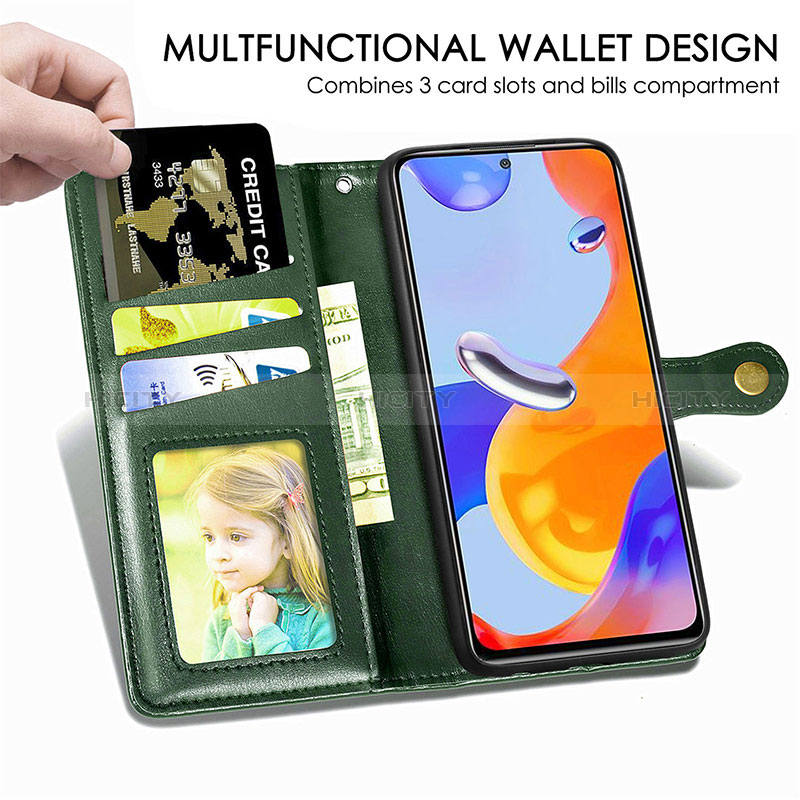 Coque Portefeuille Livre Cuir Etui Clapet S05D pour Xiaomi Redmi Note 12 Pro 4G Plus