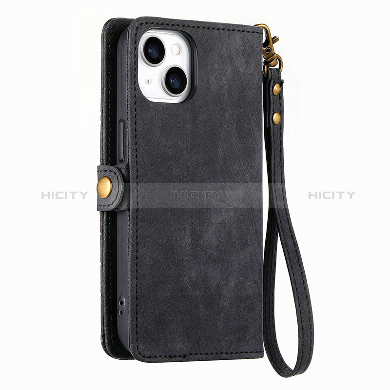 Coque Portefeuille Livre Cuir Etui Clapet S06D pour Apple iPhone 13 Plus