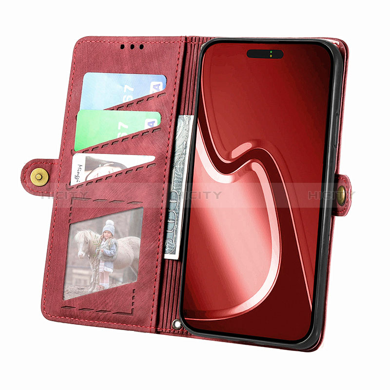 Coque Portefeuille Livre Cuir Etui Clapet S06D pour Apple iPhone 13 Pro Plus