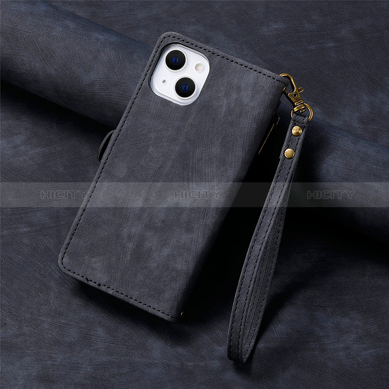 Coque Portefeuille Livre Cuir Etui Clapet S06D pour Apple iPhone 15 Plus