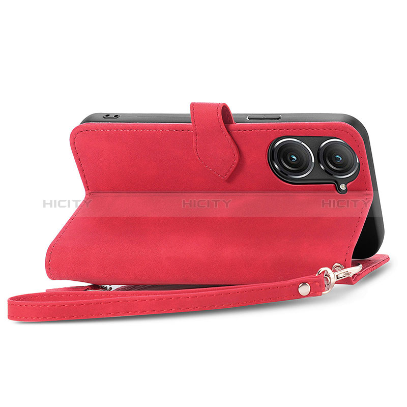 Coque Portefeuille Livre Cuir Etui Clapet S06D pour Asus Zenfone 9 Plus