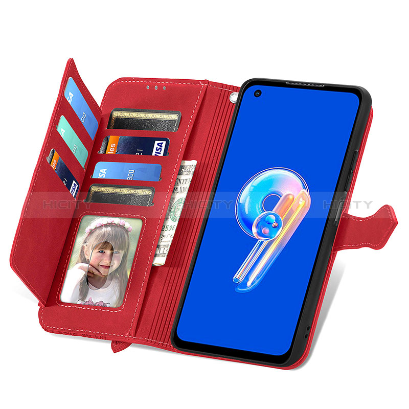 Coque Portefeuille Livre Cuir Etui Clapet S06D pour Asus Zenfone 9 Plus