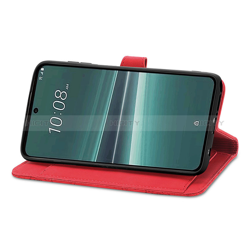 Coque Portefeuille Livre Cuir Etui Clapet S06D pour HTC U23 5G Plus