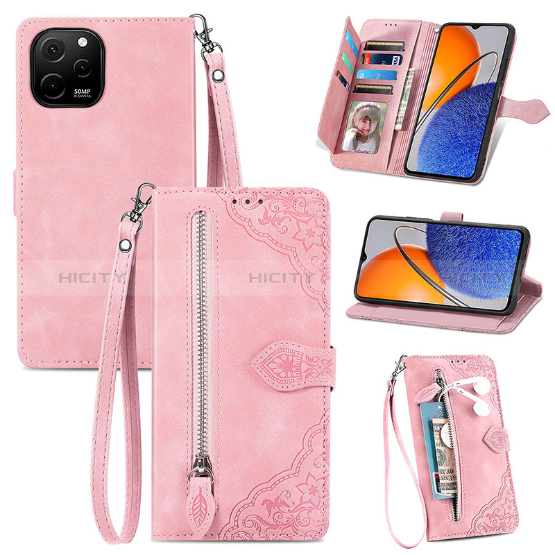 Coque Portefeuille Livre Cuir Etui Clapet S06D pour Huawei Enjoy 50z Plus