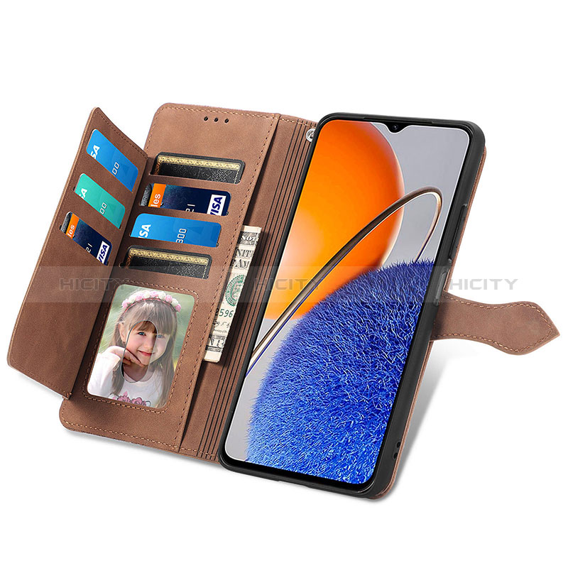 Coque Portefeuille Livre Cuir Etui Clapet S06D pour Huawei Enjoy 50z Plus