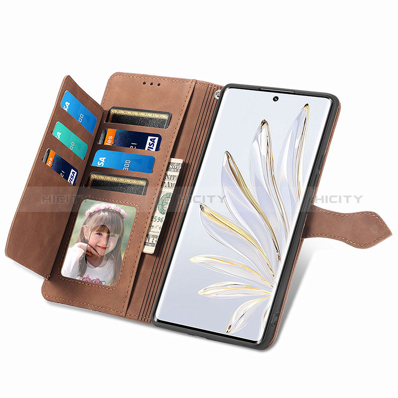 Coque Portefeuille Livre Cuir Etui Clapet S06D pour Huawei Honor 70 5G Plus