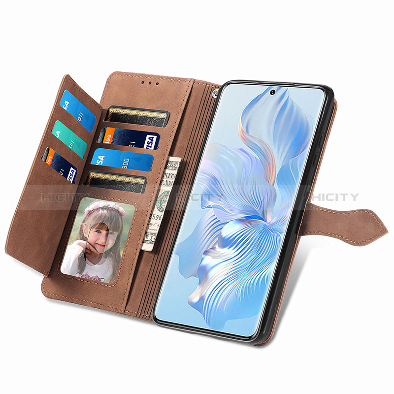 Coque Portefeuille Livre Cuir Etui Clapet S06D pour Huawei Honor 80 5G Plus