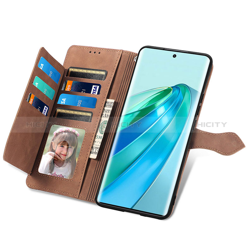 Coque Portefeuille Livre Cuir Etui Clapet S06D pour Huawei Honor Magic5 Lite 5G Plus