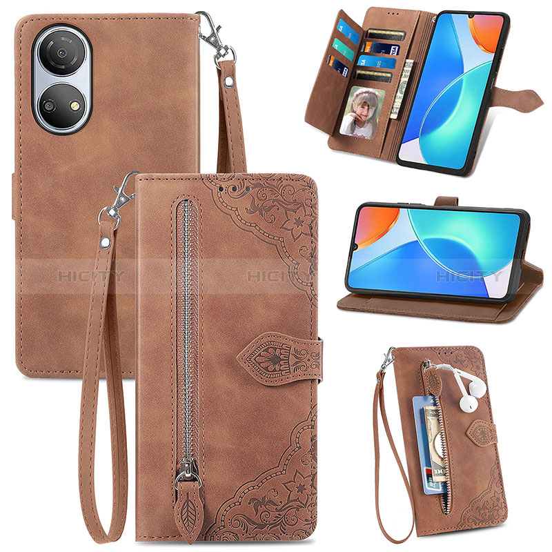 Coque Portefeuille Livre Cuir Etui Clapet S06D pour Huawei Honor X7 Plus