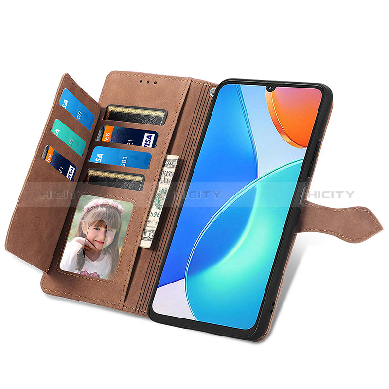 Coque Portefeuille Livre Cuir Etui Clapet S06D pour Huawei Honor X7 Plus