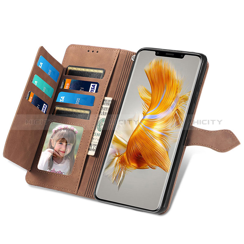 Coque Portefeuille Livre Cuir Etui Clapet S06D pour Huawei Mate 50 Pro Plus