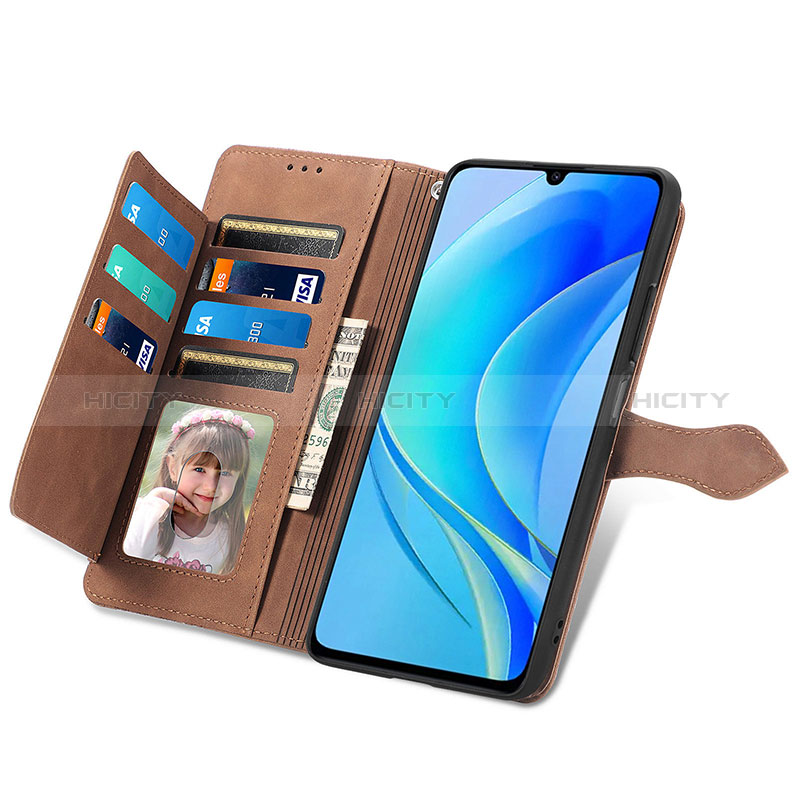 Coque Portefeuille Livre Cuir Etui Clapet S06D pour Huawei Nova Y70 Plus