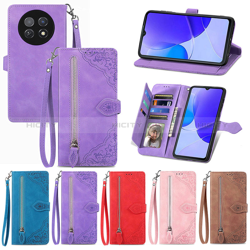 Coque Portefeuille Livre Cuir Etui Clapet S06D pour Huawei Nova Y91 Plus