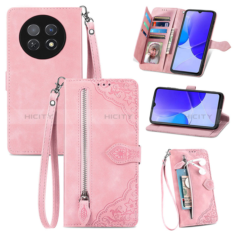 Coque Portefeuille Livre Cuir Etui Clapet S06D pour Huawei Nova Y91 Plus