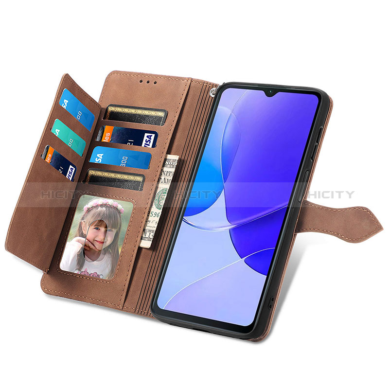 Coque Portefeuille Livre Cuir Etui Clapet S06D pour Huawei Nova Y91 Plus