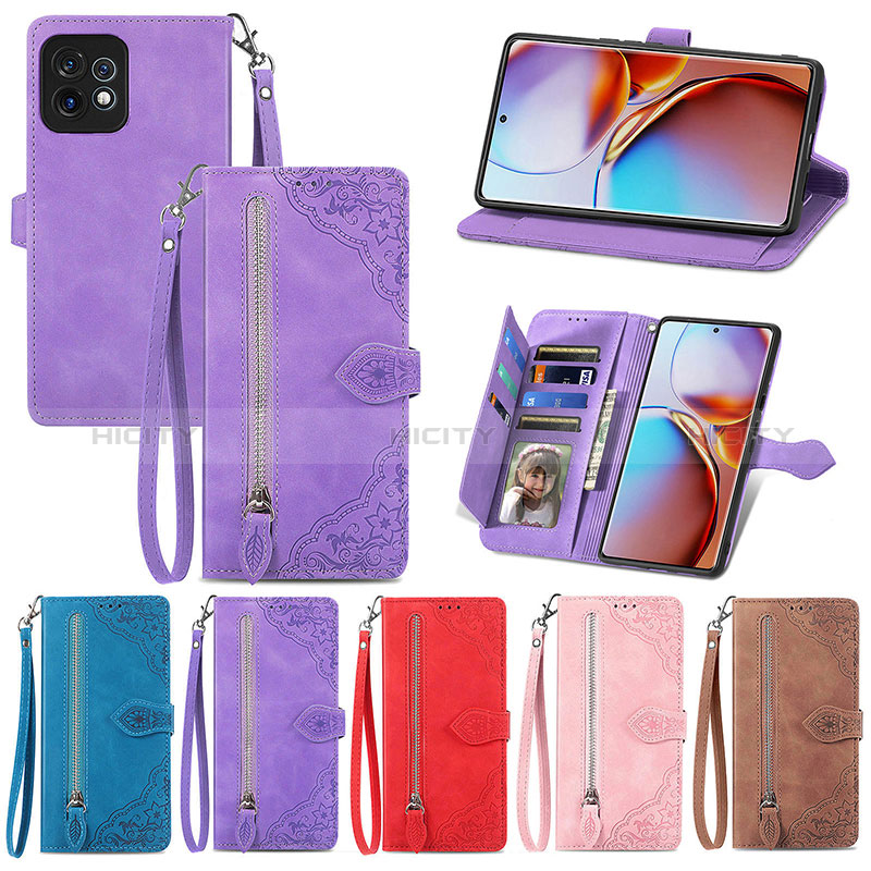 Coque Portefeuille Livre Cuir Etui Clapet S06D pour Motorola Moto Edge 40 Pro 5G Plus