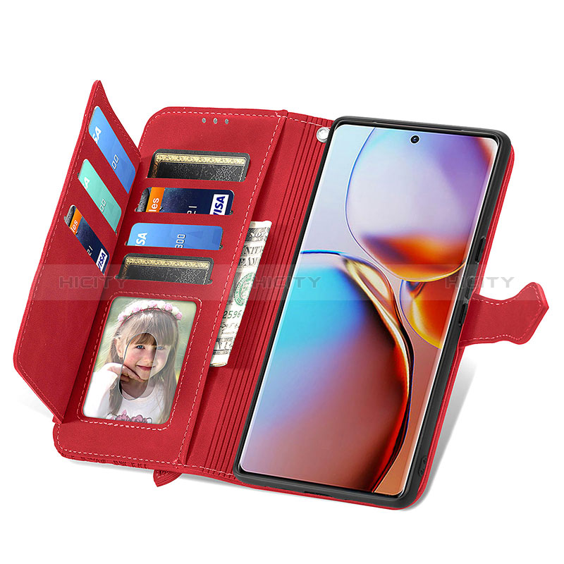 Coque Portefeuille Livre Cuir Etui Clapet S06D pour Motorola Moto Edge 40 Pro 5G Plus