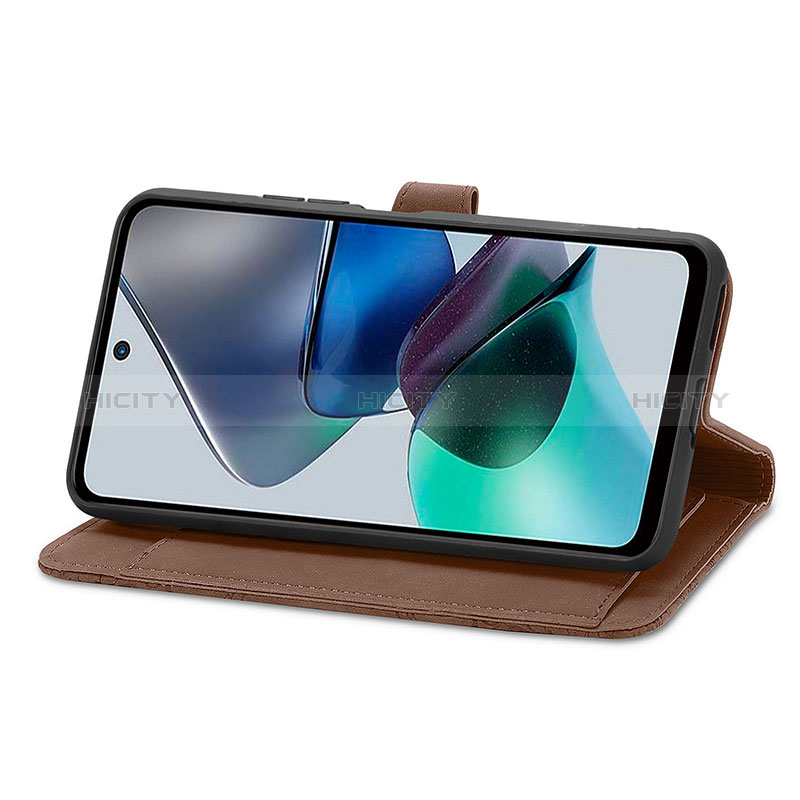 Coque Portefeuille Livre Cuir Etui Clapet S06D pour Motorola Moto G13 Plus