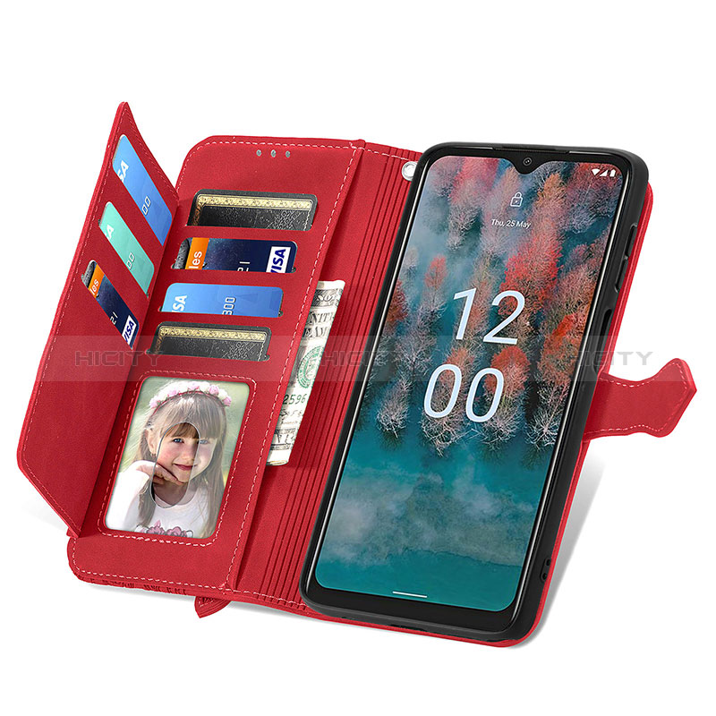 Coque Portefeuille Livre Cuir Etui Clapet S06D pour Nokia C12 Plus Plus