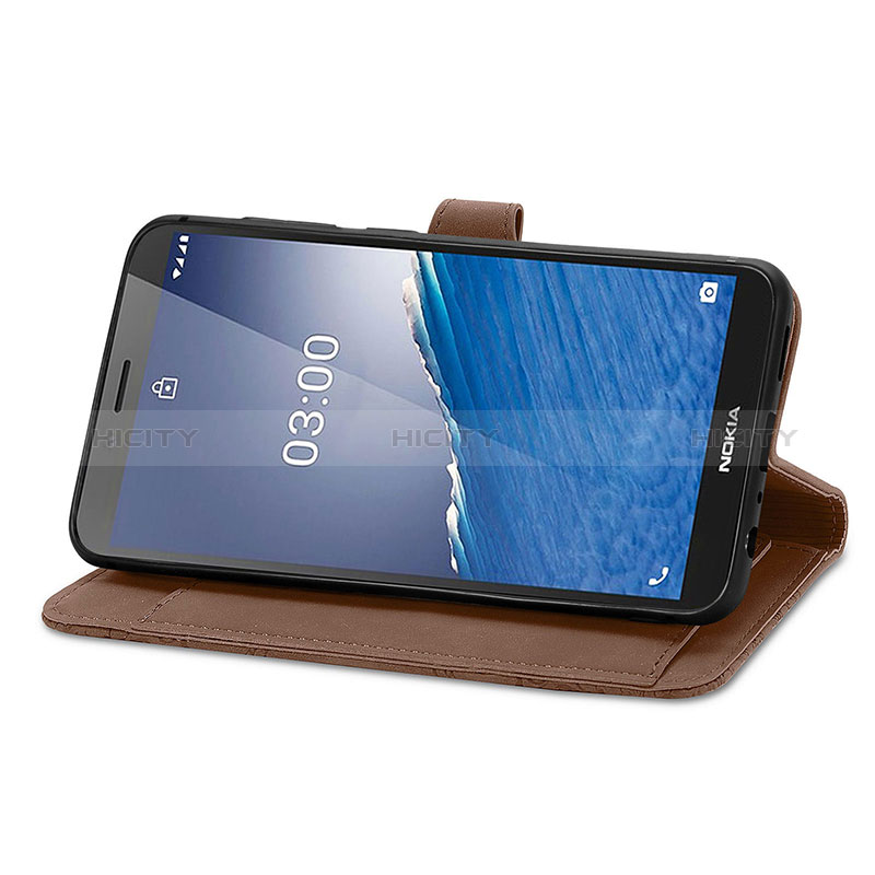 Coque Portefeuille Livre Cuir Etui Clapet S06D pour Nokia C3 Plus