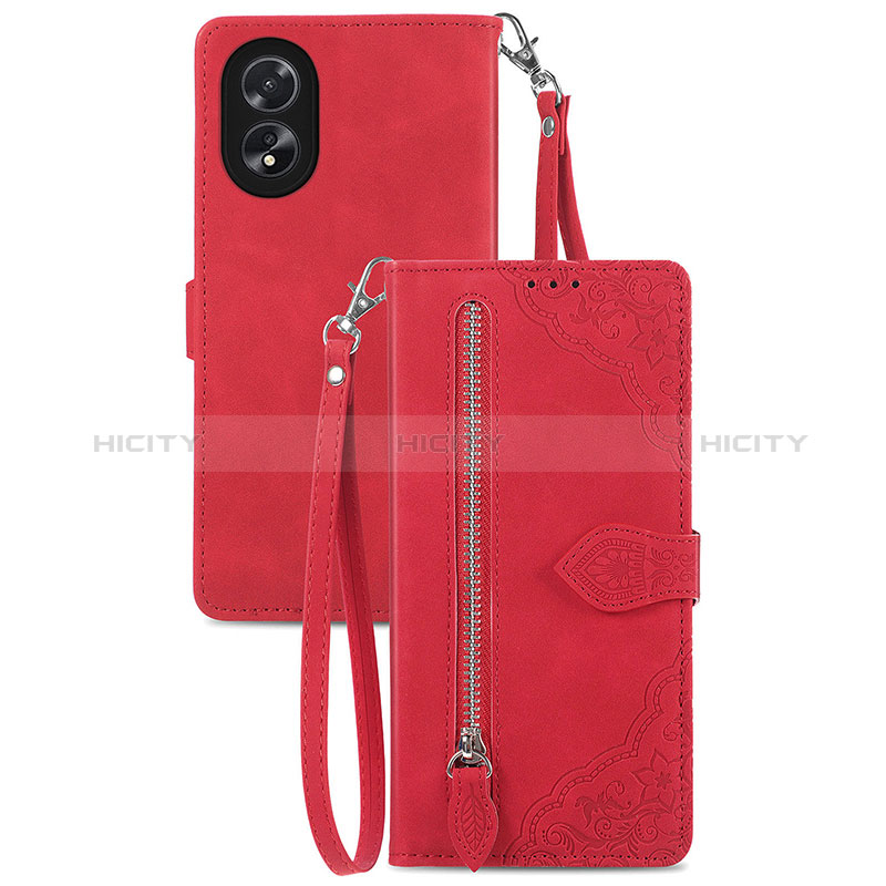 Coque Portefeuille Livre Cuir Etui Clapet S06D pour Oppo A18 Plus