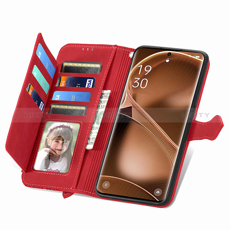 Coque Portefeuille Livre Cuir Etui Clapet S06D pour Oppo Find X6 5G Plus