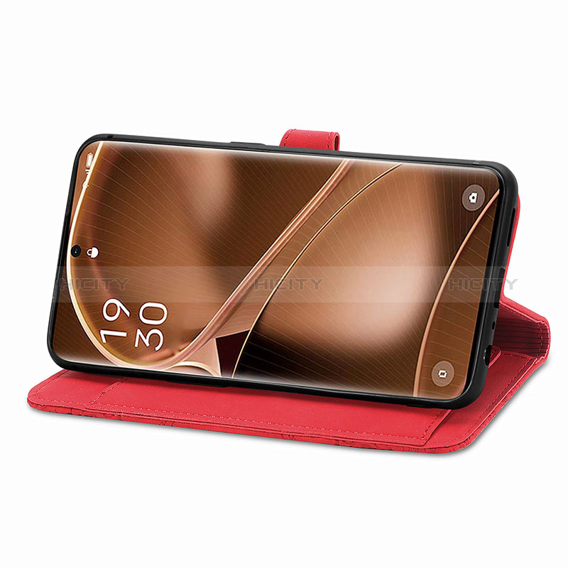 Coque Portefeuille Livre Cuir Etui Clapet S06D pour Oppo Find X6 5G Plus