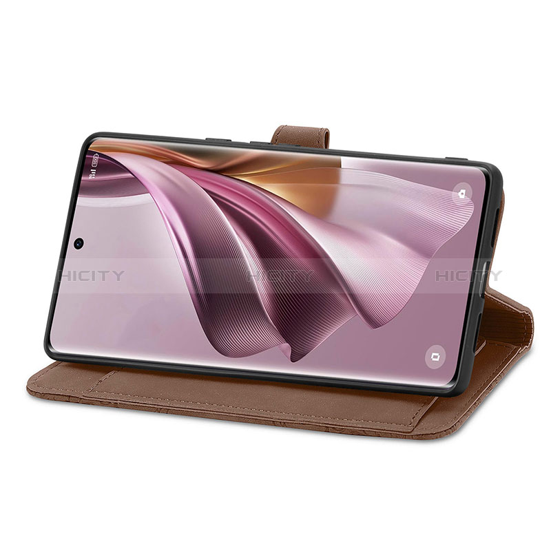 Coque Portefeuille Livre Cuir Etui Clapet S06D pour Oppo Reno10 5G Plus