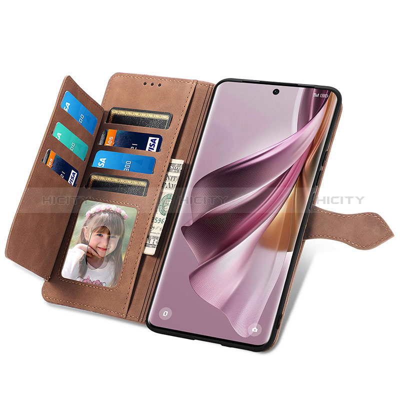 Coque Portefeuille Livre Cuir Etui Clapet S06D pour Oppo Reno10 5G Plus