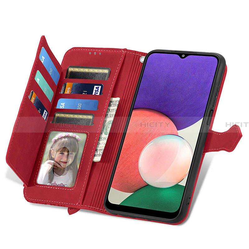 Coque Portefeuille Livre Cuir Etui Clapet S06D pour Samsung Galaxy A22 5G Plus