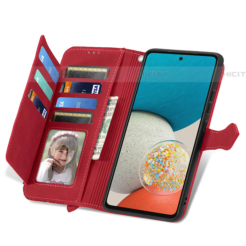 Coque Portefeuille Livre Cuir Etui Clapet S06D pour Samsung Galaxy A53 5G Plus