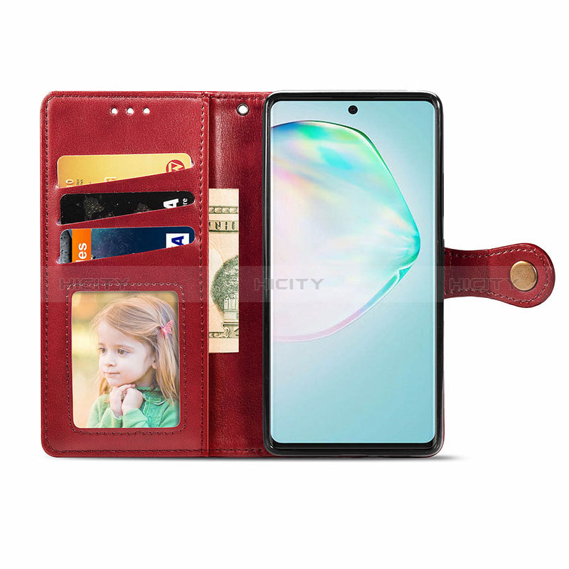 Coque Portefeuille Livre Cuir Etui Clapet S06D pour Samsung Galaxy A91 Plus