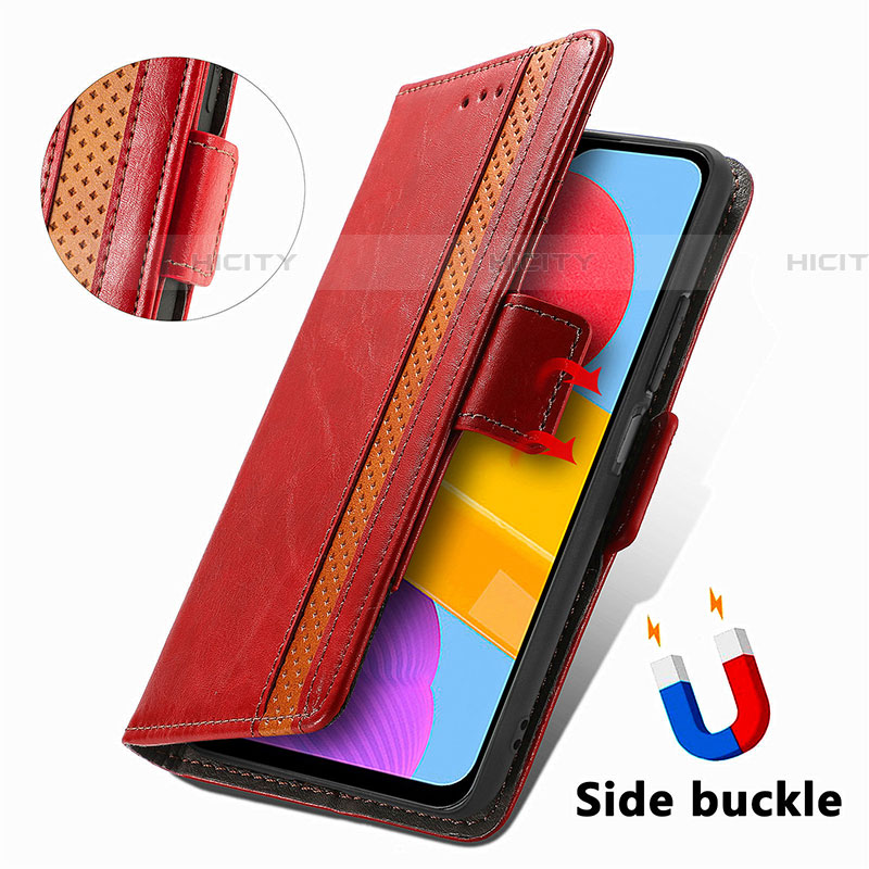 Coque Portefeuille Livre Cuir Etui Clapet S06D pour Samsung Galaxy M13 4G Plus